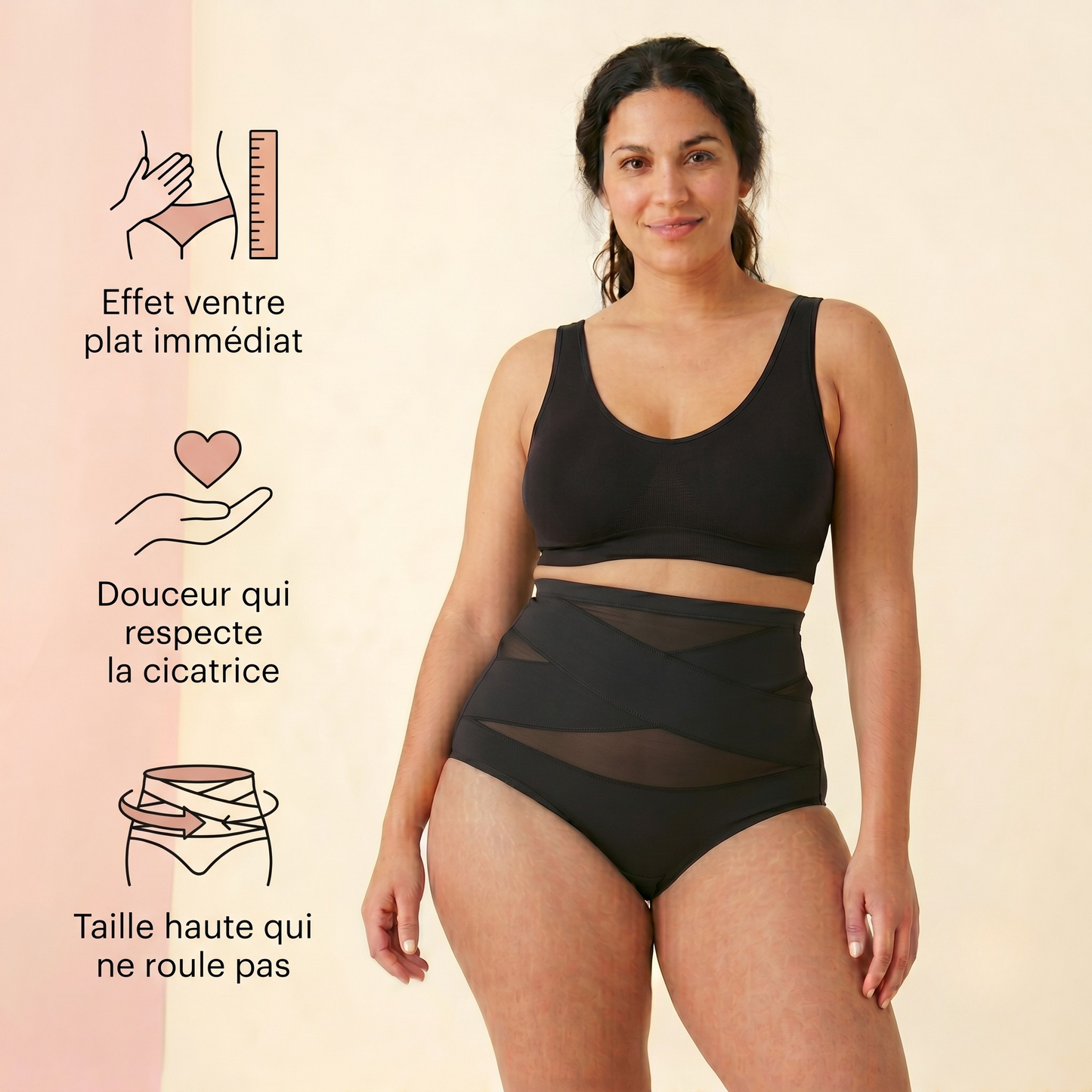 Culotte Haute Gainante Post-Partum